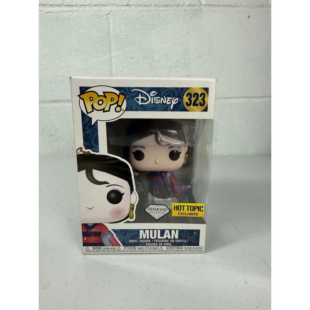 Funko POP! Disney Mulan #323 Diamond Collection Hot Topic Exclusive Figure